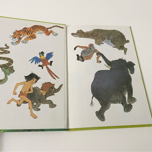 Vintage Disneys Mowgli and the Lost Elephant Child Book - Picture 10 of 13